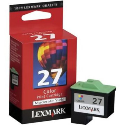 Original Lexmark #27 10N0227 Standard-Yield Inkjet Cartridge  Tri-Color