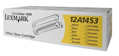 Original Lexmark 12A1453 Optra 1200 Yellow Toner Cartridge