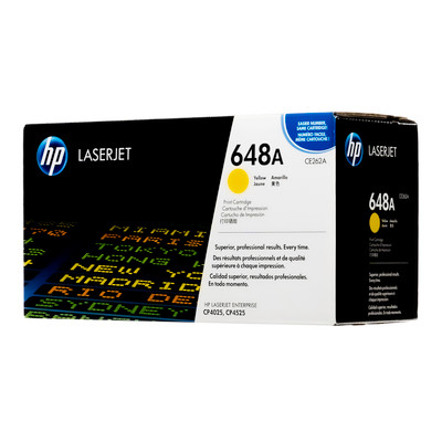 CE262A | HP 648A | Original HP Toner Cartridge – Yellow