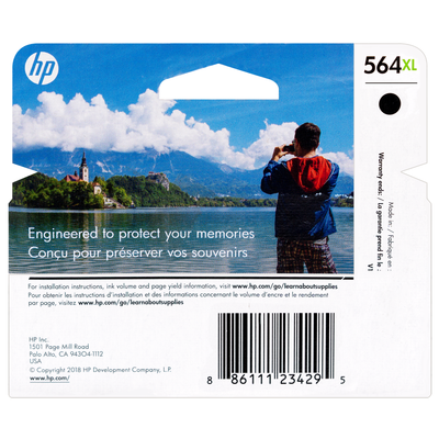 CN684WN#140 | HP 564XL | Original HP High-Yield Ink Cartridge - Black