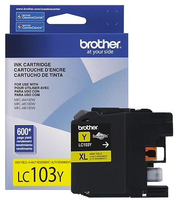 Original Brother LC-103 Yellow Ink Cartridge