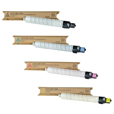 Ricoh MP-C3000 Set | 884962 884963 884964 884965 | Original Ricoh Laser Toner Cartridges – Black, Cyan, Magenta, Yellow
