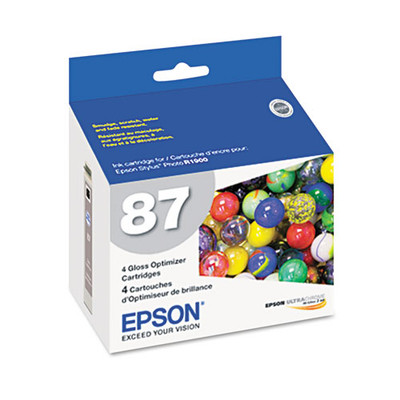 T087020 | Epson® 87 | Original Epson® UltraChrome® Hi-Gloss 2 Gloss Optimizer Ink Cartridge