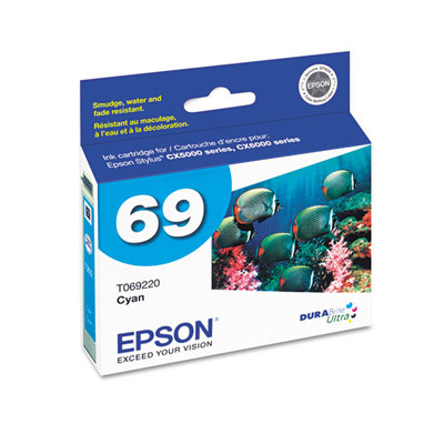 T069220-S | Epson® 69 | Original Epson® DURABrite® Ink Cartridge - Cyan