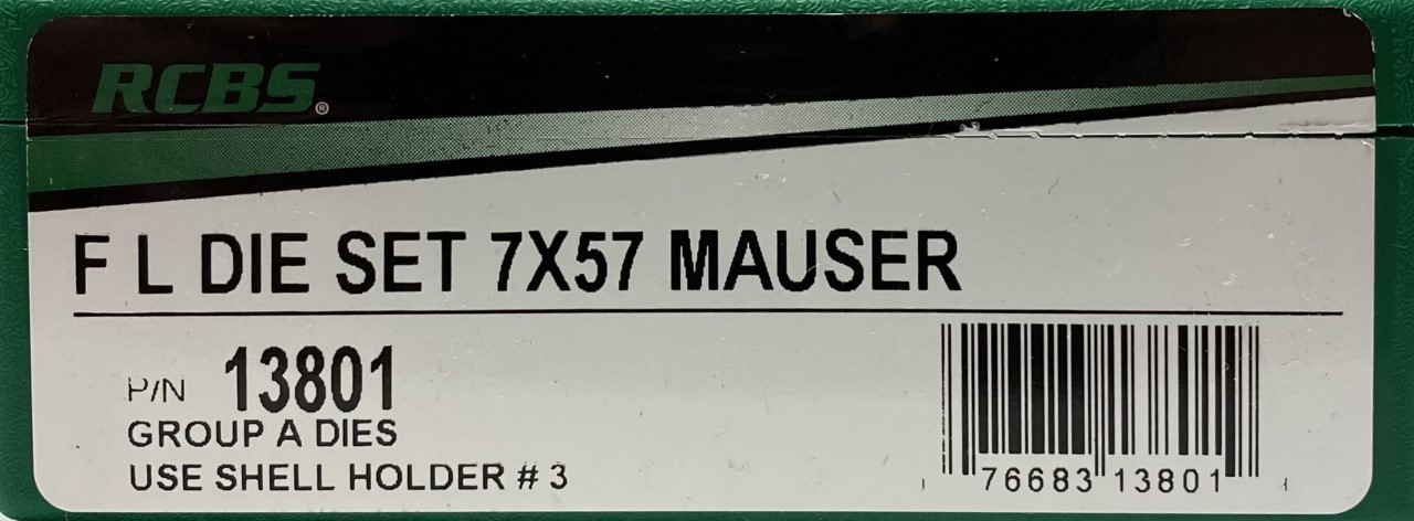 RCBS-GROUP A DIE SET 7X57 MAUSER RCBS13801 - Shydas Outdoor Center