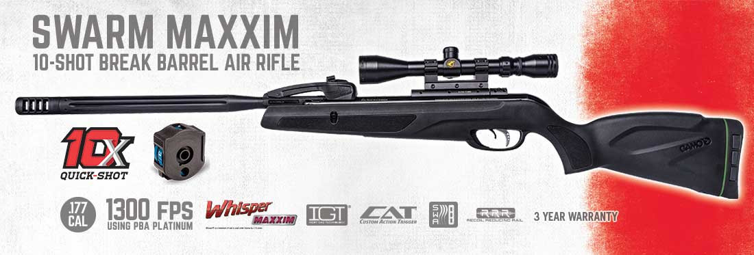 GAMO SWARM MAXXIM GEN 2 .177 CAL 1300 FPS 3-9X40 SCOPE 6110038554
