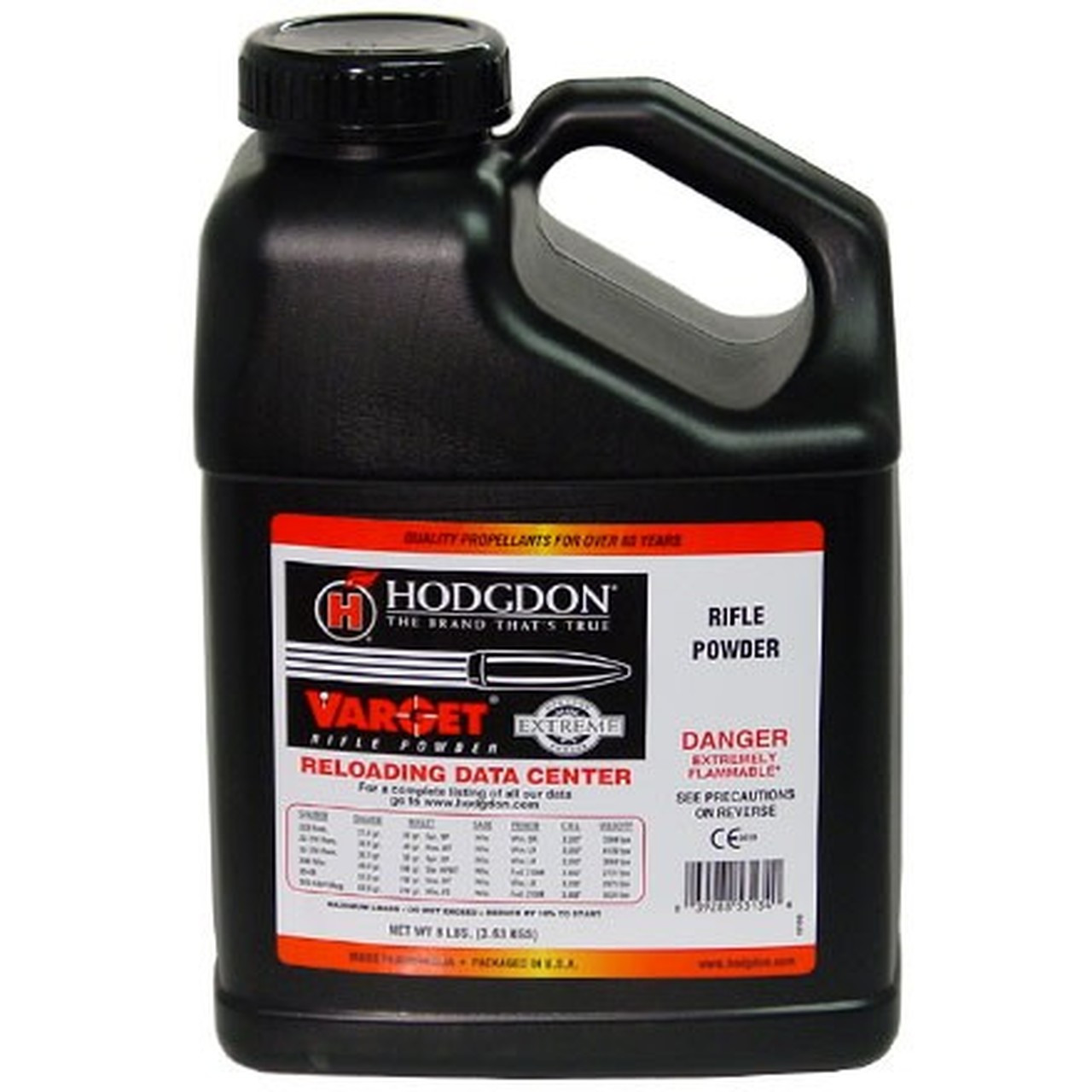 HODGDON POWDER - VARGET -8LB VARGET8LB - Shydas Outdoor Center