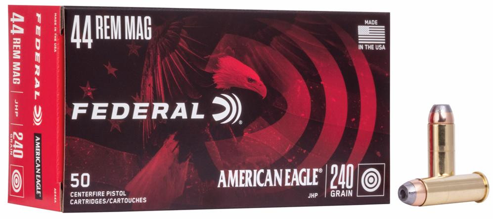 FEDERAL AMERICAN EAGLE 44 MAG 240 GR JHP AE44A - Shydas Outdoor Center