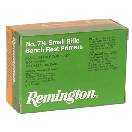 REMINGTON #7-1/2 BENCH REST SMALL RIFLE PRIMER 22628 - Shydas Outdoor Center