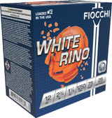 FIOCCHI WHITE RHINO 12 GA 1-1/8OZ #7.5 1250 FPS 12WRNO75