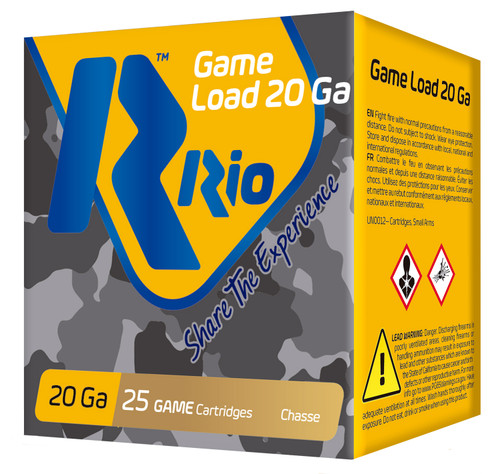 RIO RC2075    GAME LOAD    20 2.75 7SHT 1OZ  25/10