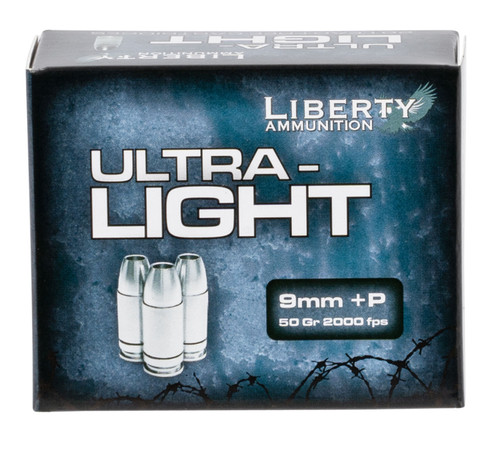LIBERTY LA-UL-9-052   9MM+P 50GR             20/50