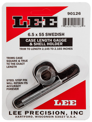 LEE 90126 GAUGE/HOLDER 6.5X55 SWED