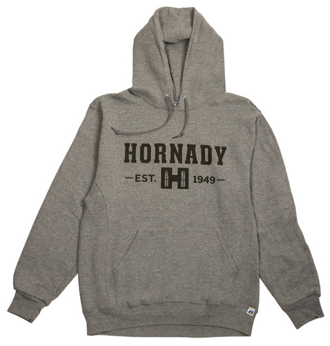 HORN 99595XXL    HORNADY GRAY  HOODIE 2X