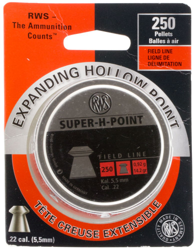 RWS 2317404 RWS SUPER H POINT  .22  PELLETS  200