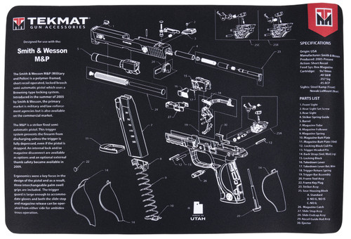 TEKMAT TEKR17SWMP          S&W M&P  GN  MAT