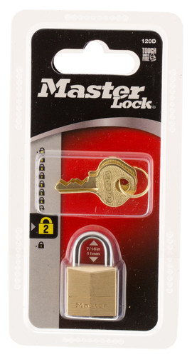 MASTER 120D        BRASS BODY PADLOCK