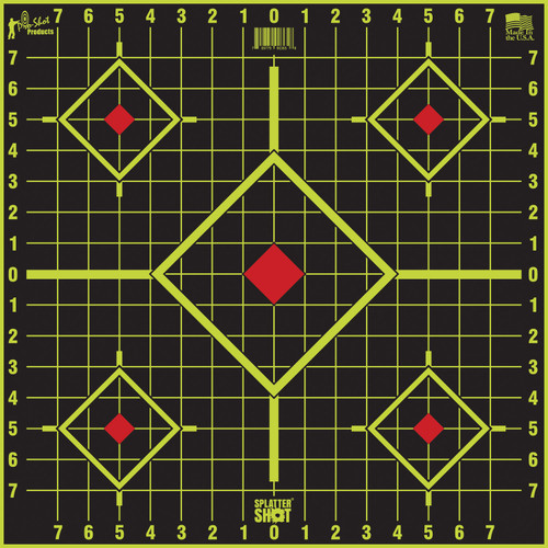 PROSHOT 17.75SI-5PK    17.75 SQUARE SIGHTIN TARGET