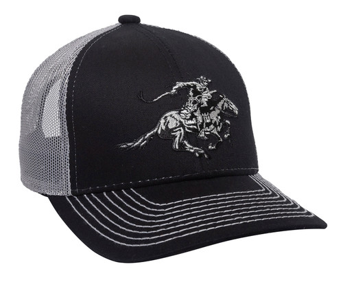 OUTDOOR WIN46B WINCHESTER HAT BLACK/LIGHT GREY