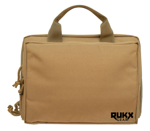 RUKX ATICTDPCT  DBL PISTOL CASE TAN