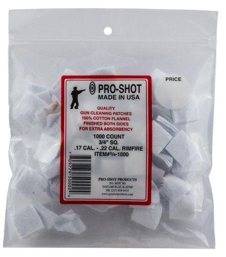 PROSHOT 3/4-1000       17-22C 3/4" PATCH 1000