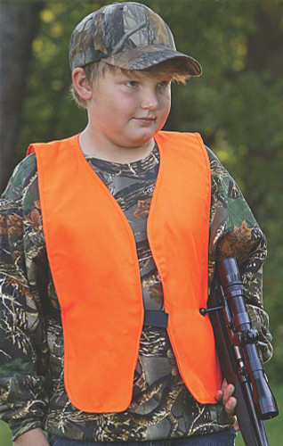 ALLEN 15751  YOUTH ORANGE SAFETY VEST