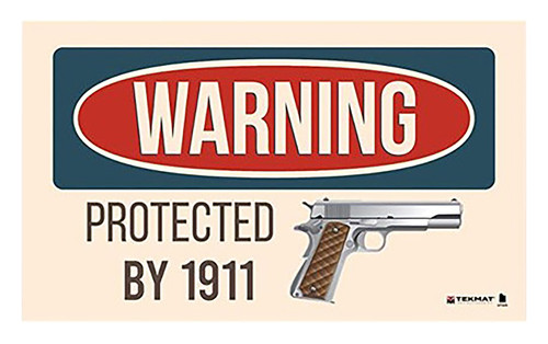 TEKMAT TEK42WARNING1911    PROTECTED BY 1911
