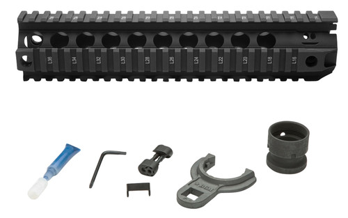 BCM QRF-10-556-BLK   QUAD RAIL 10IN            BLK