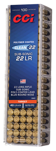 CCI 934CC 22LR     SV TRGT CLN 40 LRN BLUE  100/50