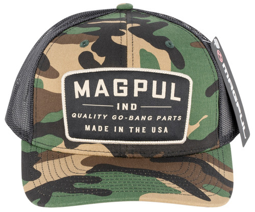 MAGPUL MAG1102-964 GO BANG TRUCKER HAT    WOODLAND