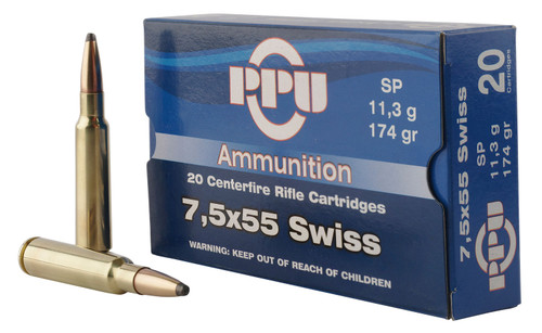 PPU PP7SS       7.5X55SWISS 174 SP           20/10