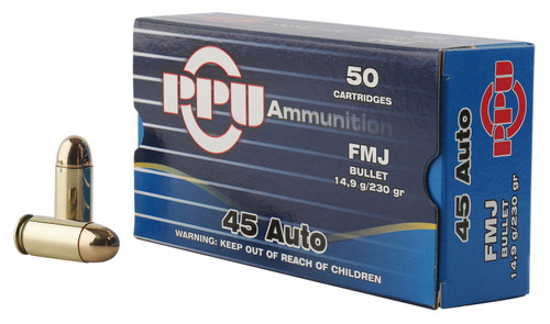 PPU PPH45F      45ACP       230 FMJ          50/10