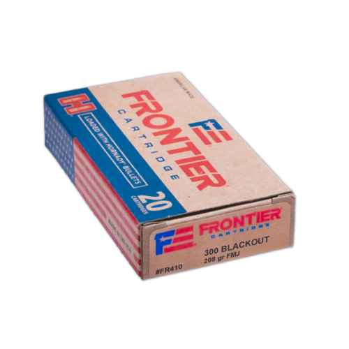 HORNADY AMMO FRONTIER RIFLE AMMO 300 BLACKOUT 208 GR FMJ SUBSONIC HORNFR410