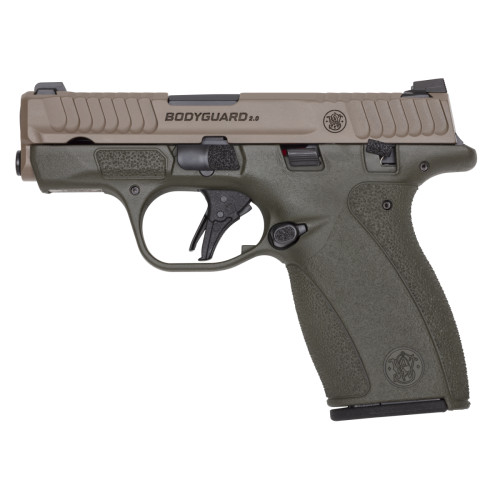 SMITH & WESSON BODYGUARD 2.0 380 ACP 2.75" OD GREEN/FDE 14439