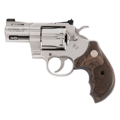 SO COLT PYTHON 357 MAG  2.5''  STAINLESS/WOOD GRIPS SOPYTHONRSP2TS