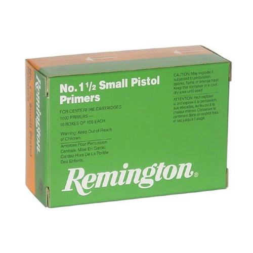 REMINGTON #1-1/2 SMALL PISTOL PRIMER 22600