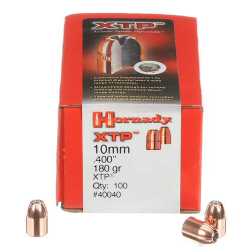 HORNADY 10MM .400 180GR-HP/XTP 100 CT HORN40040