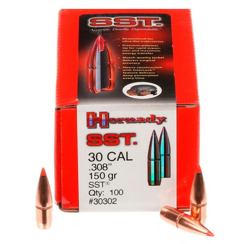 HORNADY 30 CAL .308 150GR SST 100 CT HORN30302