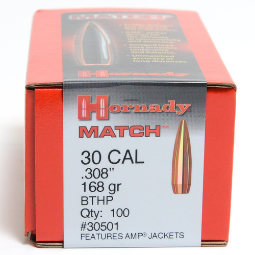HORNADY 30 CAL .308 168GR ELD MATCH 100 CT HORN30506 - Shydas