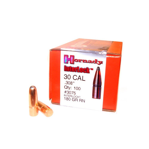 HORNADY 30 CAL.308 180GR-RN 100 CT HORN3075