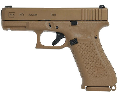 GLOCK 19X 9MM 4.02" COYOTE/TAN NIGHT SIGHTS PX1950703