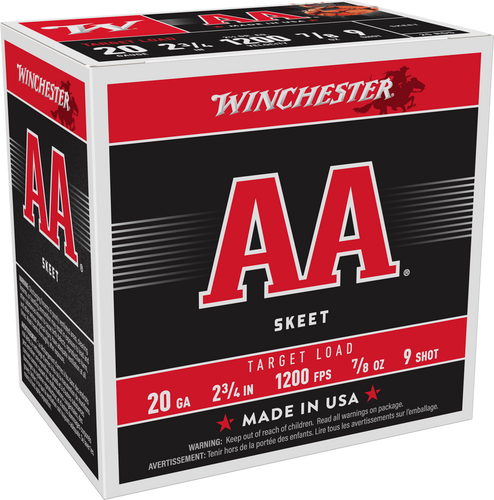 WINCHESTER AA 20 GA 2-1/2 DR 7/8 OZ #9 1200 FPS AA209