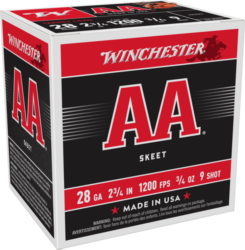 WINCHESTER AA 28 GA 2 DR 3/4 OZ #9 1200 FPS AA289