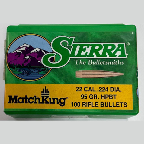 SIERRA 22 CAL (.224) 95 GR HPBT 100 CT SIE1396