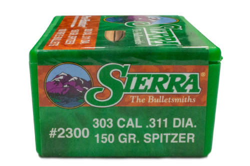 SIERRA 303 CAL/7.7MM (.311) 150 GR SPT 100 CT SIE2300