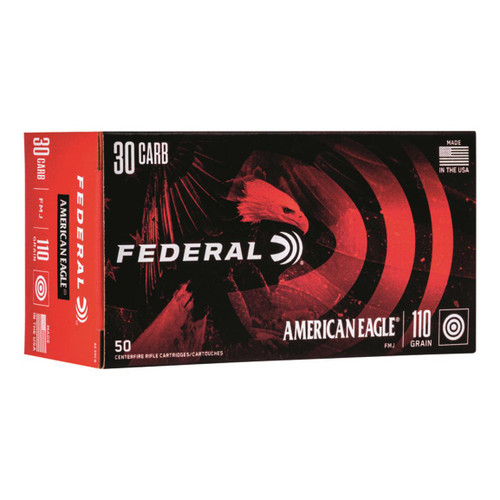 FEDERAL AMERICAN EAGLE 30 CARBINE 110 GR FMJ AE30CB