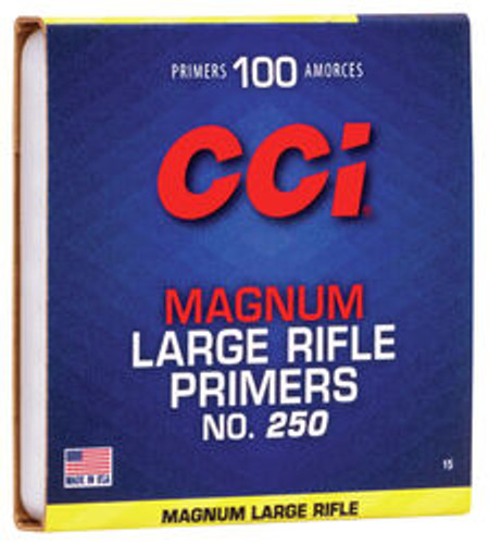 CCI #250 LARGE RIFLE MAGNUM PRIMER CCI0015