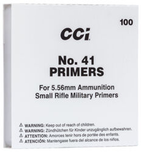 CCI #41 SMALL RIFLE MILITARY PRIMER CCI0001