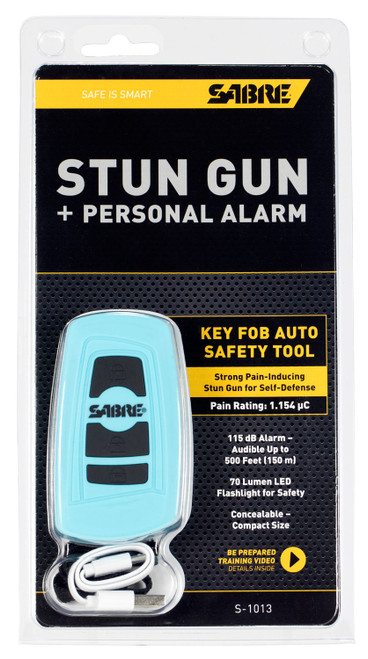 SEC S1013TQ     KEY FOB STUN GUN TEAL