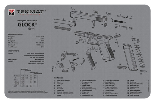 TEKMAT TEKR20GLOCKG4GY     ULTRA 20 GLK G4 GRY